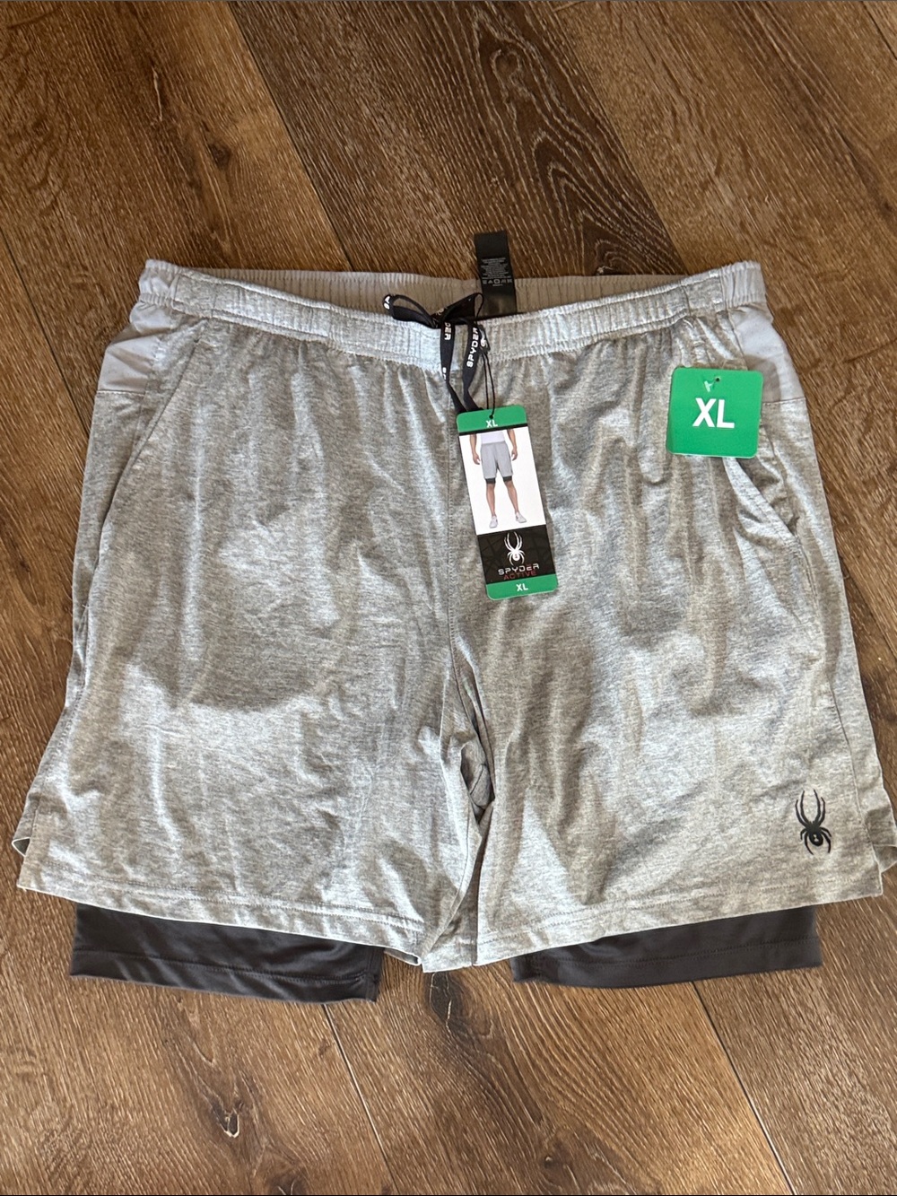 Spyder gray shorts XL NwT